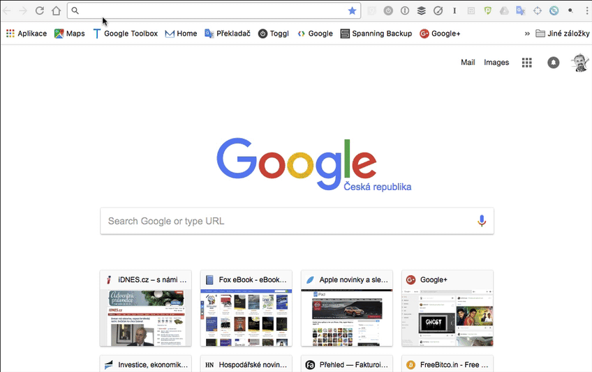 Ukázka vyhledání pomocí služby Google Cloud Search
